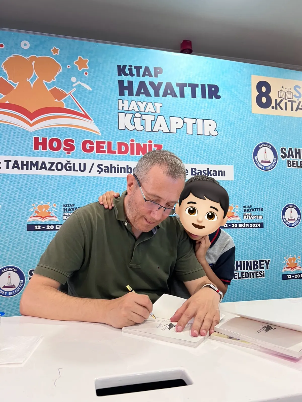 Gaziantep Şahinbey Kitap Fuarı etkinliğinden bir kare