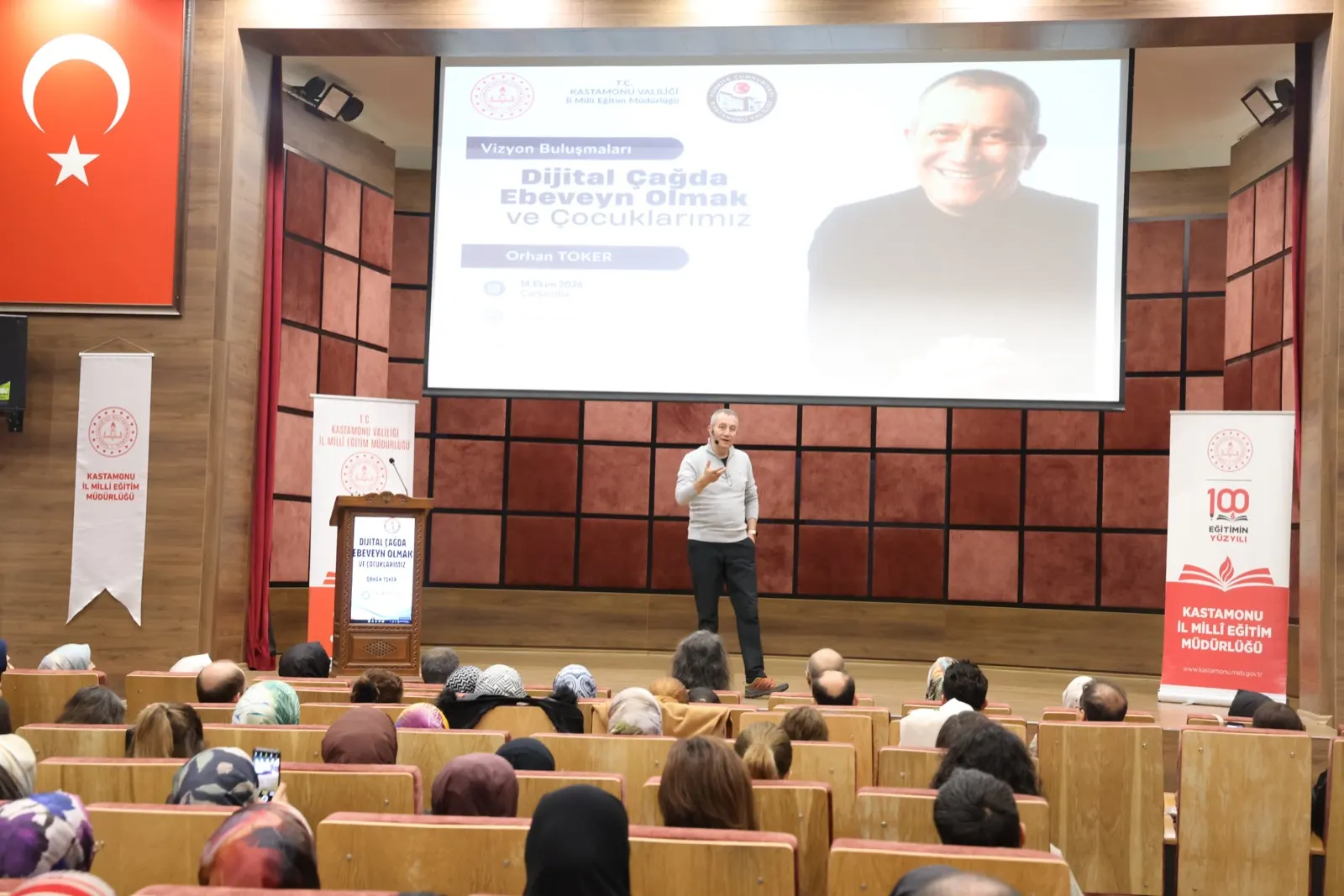 Kastamonu İl Millî Eğitim Müdürlüğü etkinliğinden bir kare